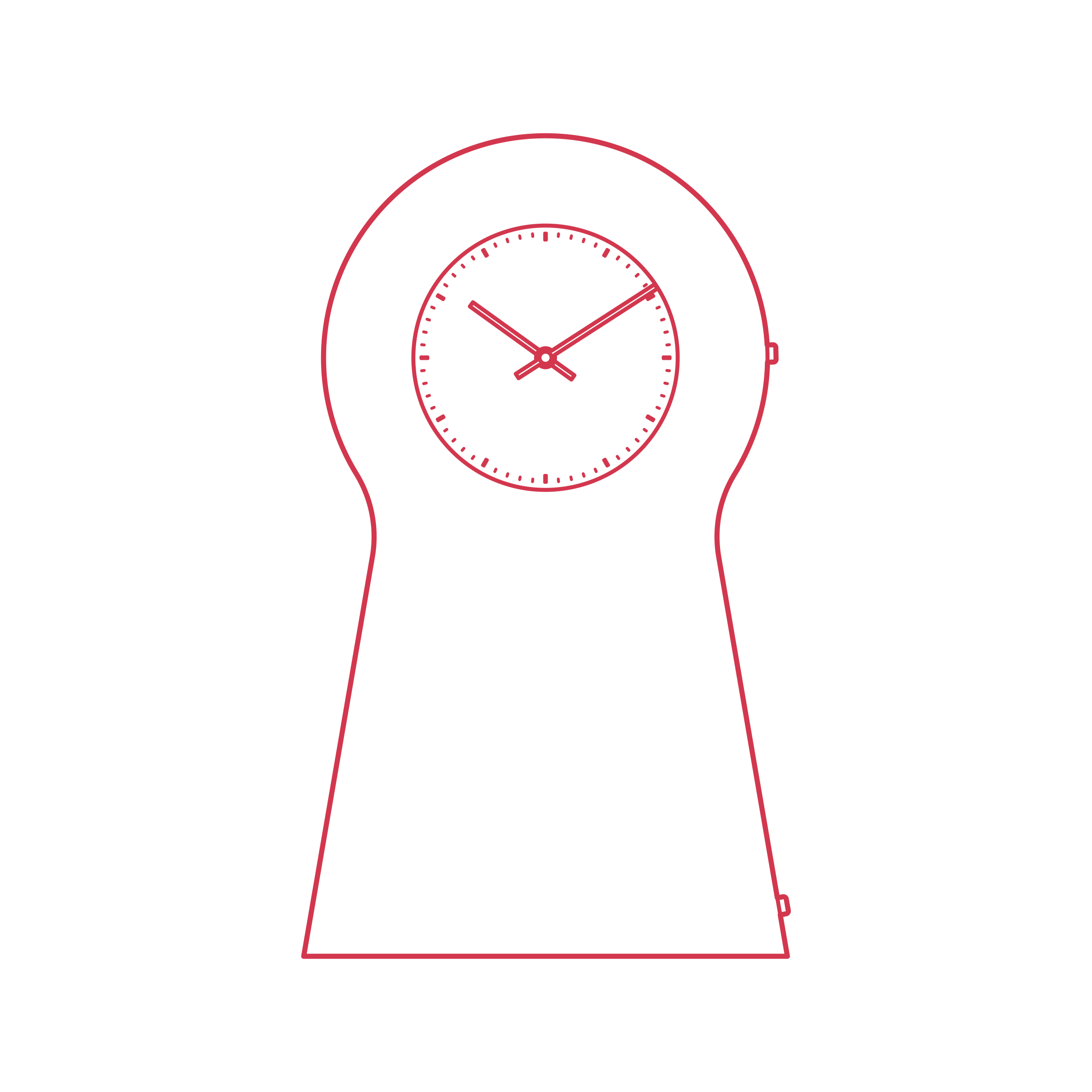 Objects Wall Clocks Ikea Ps 1995 Clock Sticker Outline Svg File Free Vectors
